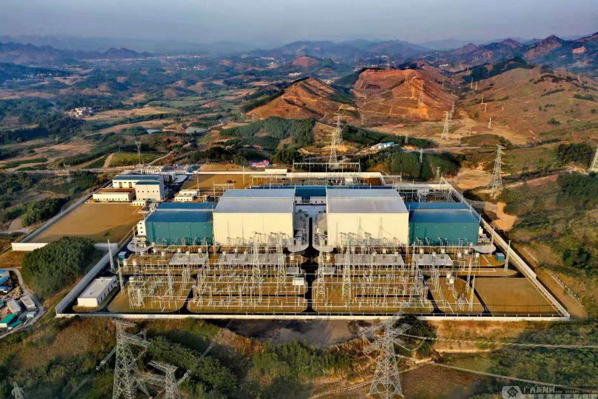 烏東德水電站昆柳龍直流-柳北換流站